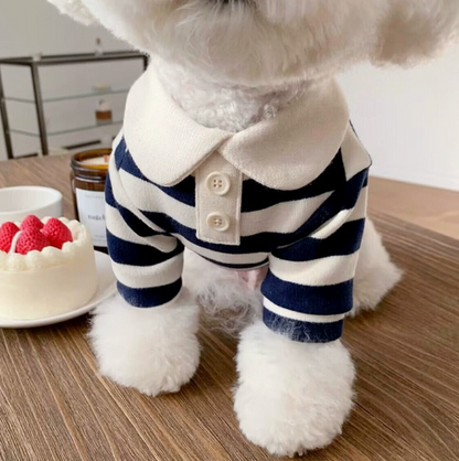 春夏條紋輕薄 POLO 衫（PC-0006）