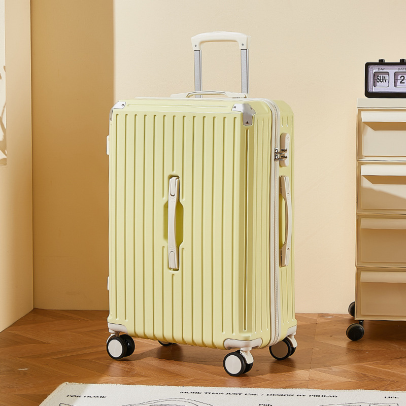 Multifunctional Suitcase – Anti-Collision, Multi-Function Handle (Cheese Yellow) (TR-HARD-0054)