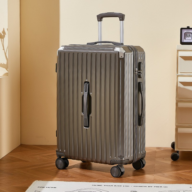 Multifunctional Suitcase – Anti-Collision, Multi-Function Handle (Mineral Rock Gray) (TR-HARD-0055)