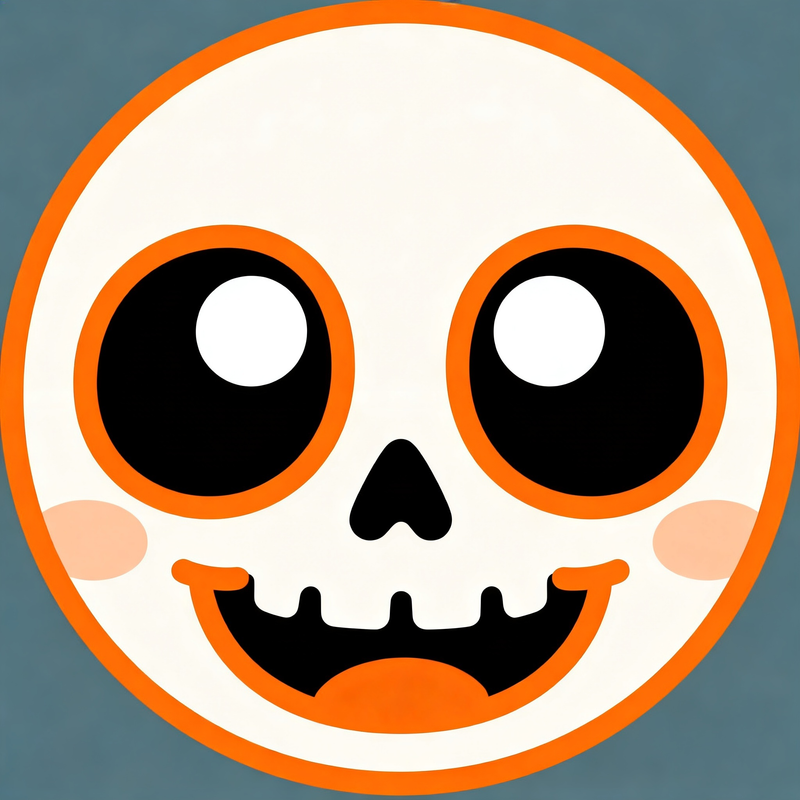 Spooky Emoji Face Mahjongg Mat – Cartoon Halloween Emoji Decor (MJ-MT-HW-0017)