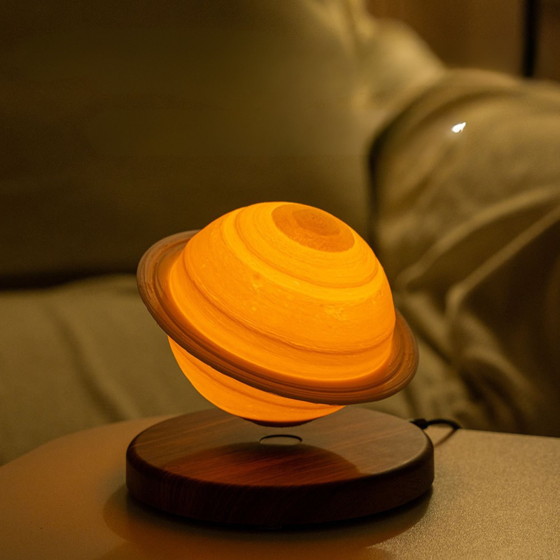 Magnetic Levitation Saturn Lamp with Cosmic Tilt (IP-0038)