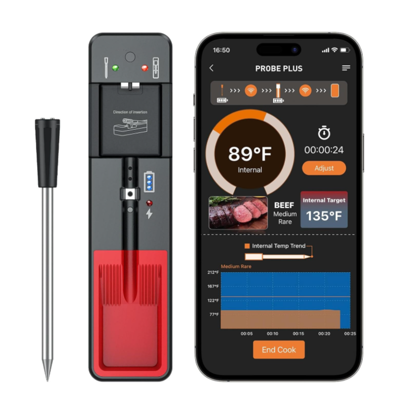 Smart Wireless Bluetooth BBQ Meat Thermometer (IP-0006)