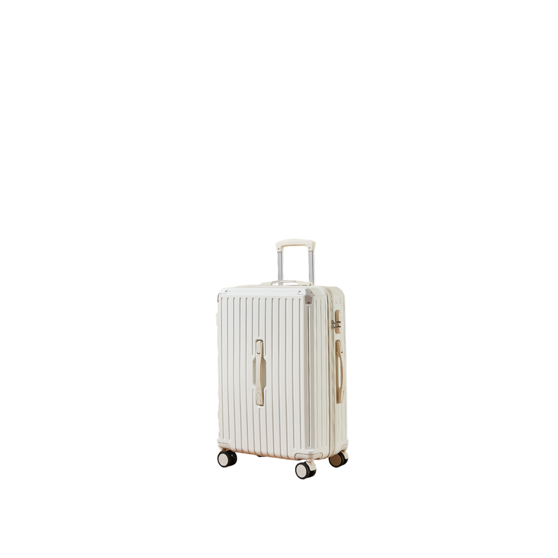 Multifunctional Suitcase – Anti-Collision, Multi-Function Handle (Cream White) (TR-HARD-0056)