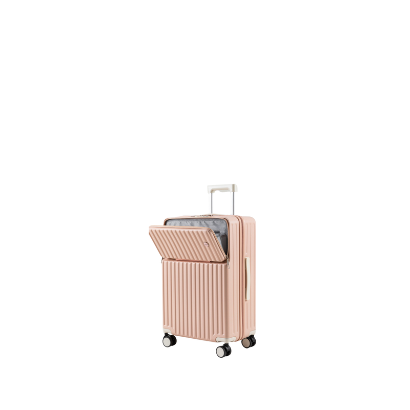 New Large Capacity Suitcase – Spinner Wheels (Dogwood Pink) (TR-HARD-0085)