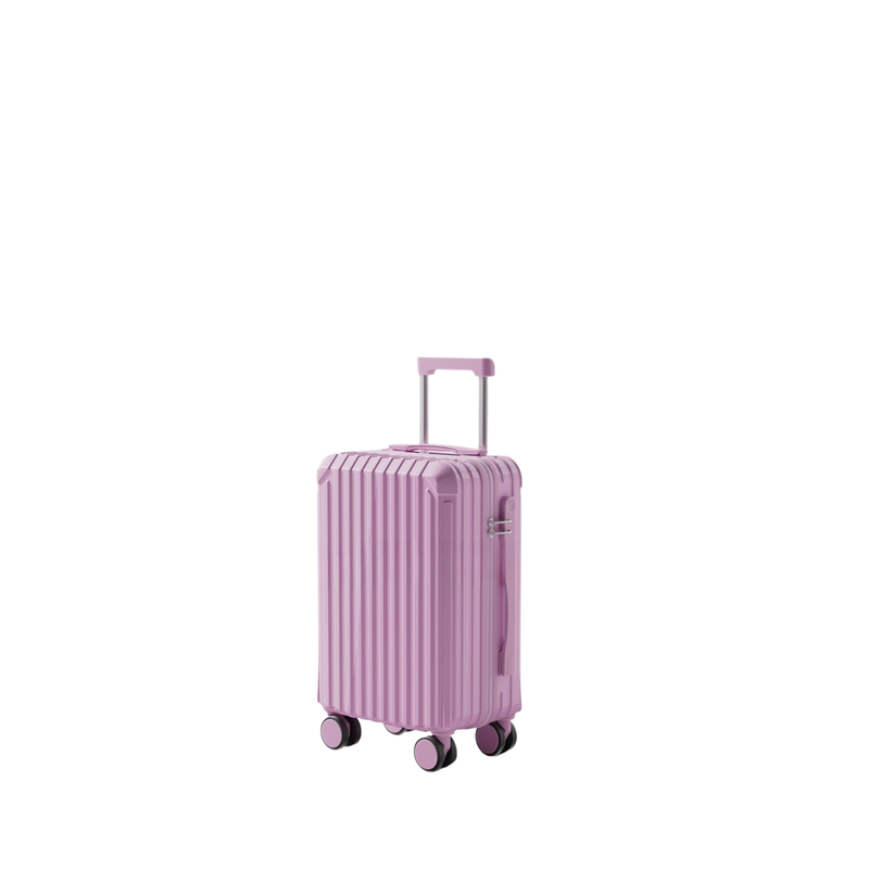 Candy Color Multifunctional Suitcase – Cup Holder & USB (Pink) (TR-HARD-0069)