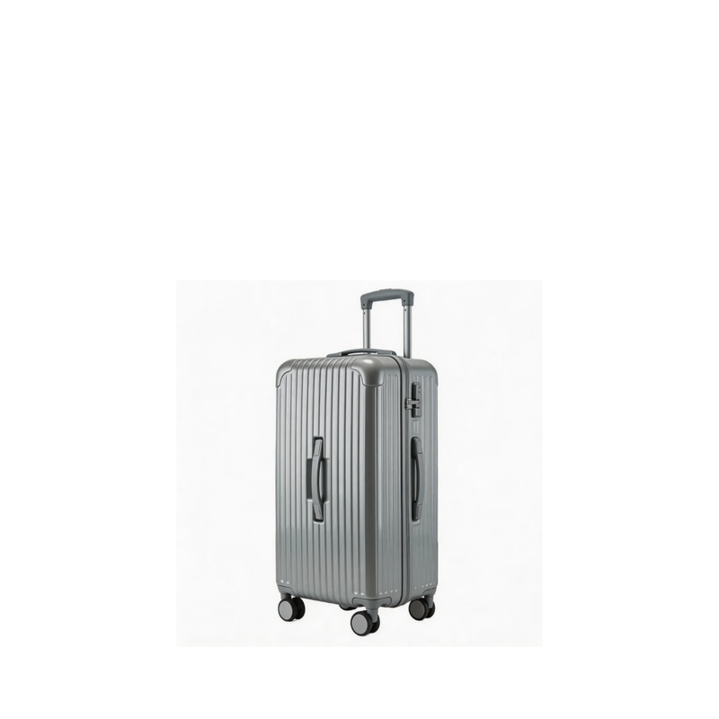 Large Capacity Durable Suitcase – Sports Thickened (Silver) (TR-HARD-0044)