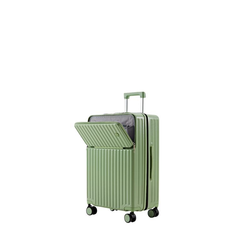 New Large Capacity Suitcase – Spinner Wheels (Apple Green) (TR-HARD-0081)