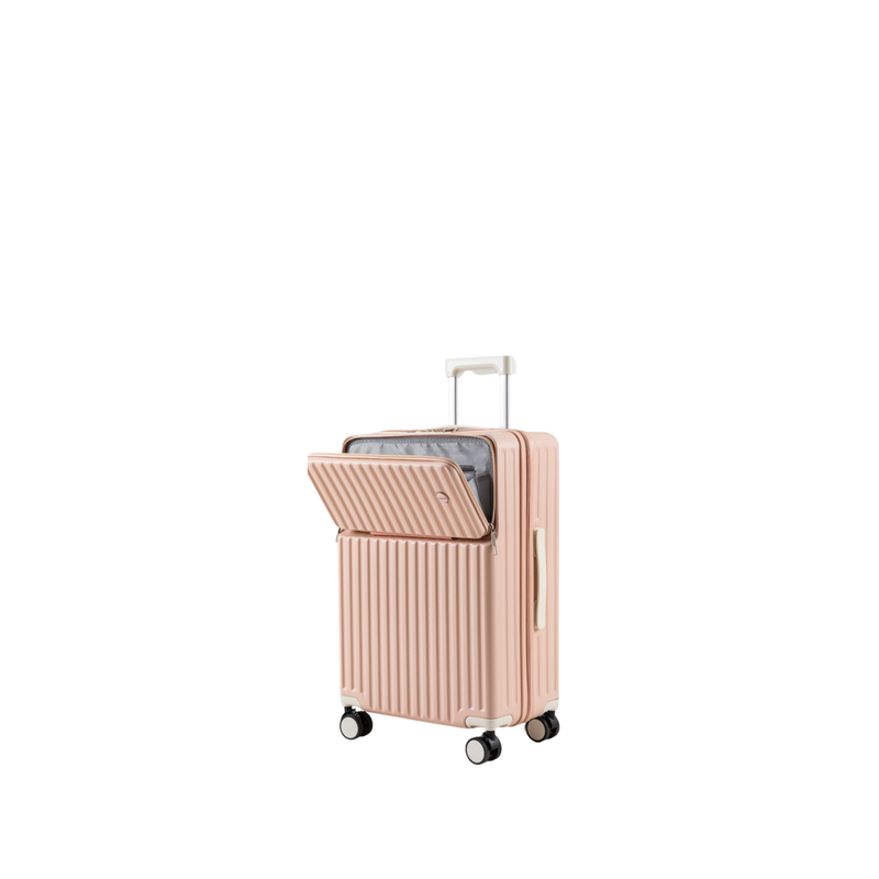 New Large Capacity Suitcase – Spinner Wheels (Dogwood Pink) (TR-HARD-0085)
