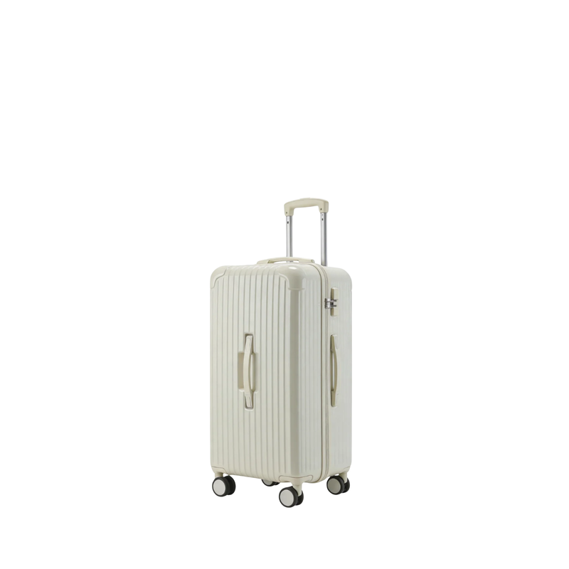 Large Capacity Durable Suitcase – Sports Thickened (White) (TR-HARD-0043)
