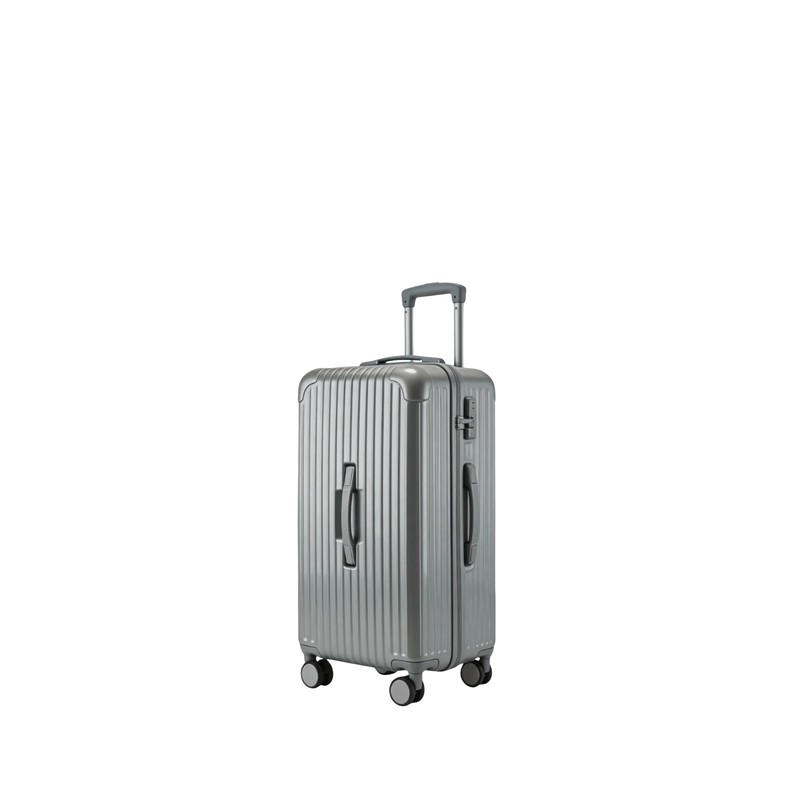 Large Capacity Durable Suitcase – Sports Thickened (Silver) (TR-HARD-0044)