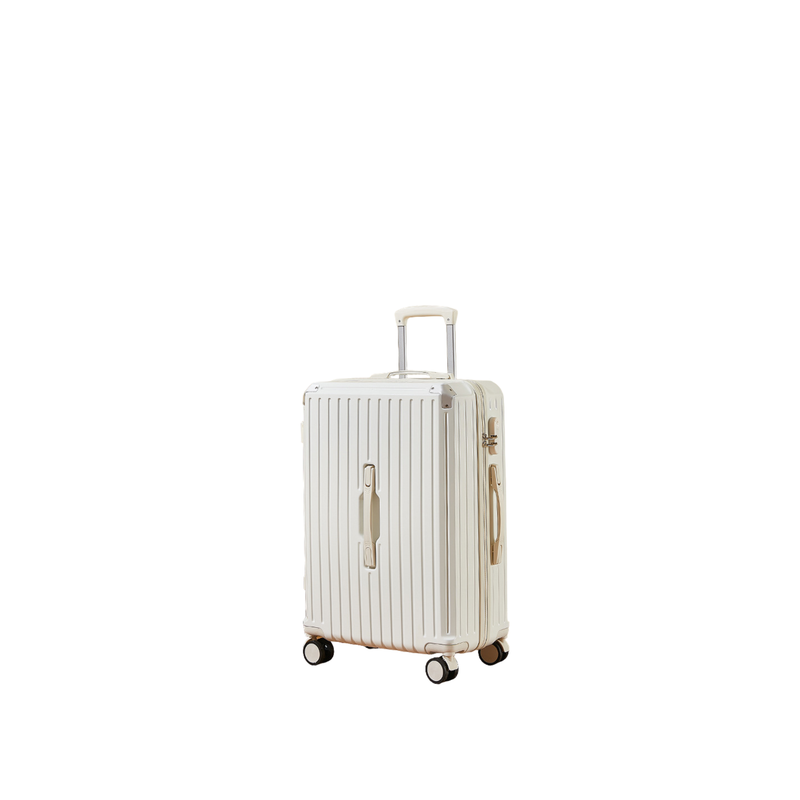 Multifunctional Suitcase – Anti-Collision, Multi-Function Handle (Cream White) (TR-HARD-0056)