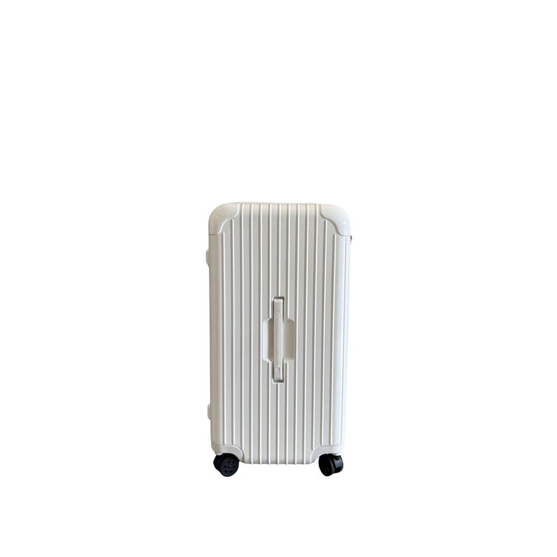 Little Fresh Suitcase – 7:3 Split Lightweight Travel Luggage (White) (TR-HARD-0009)