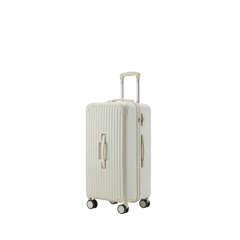Large Capacity Durable Suitcase – Sports Thickened (White) (TR-HARD-0043)