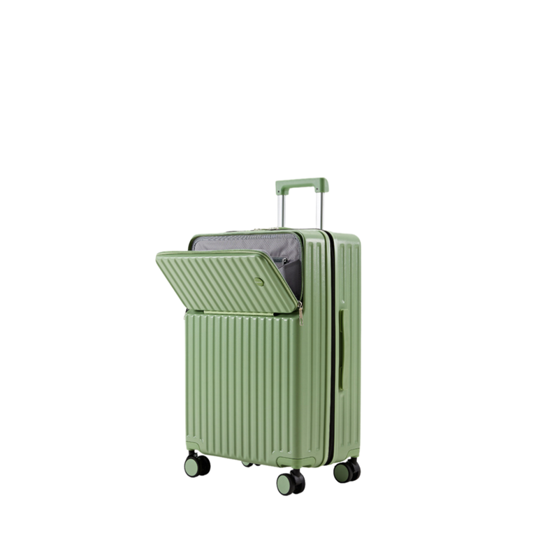 New Large Capacity Suitcase – Spinner Wheels (Apple Green) (TR-HARD-0081)