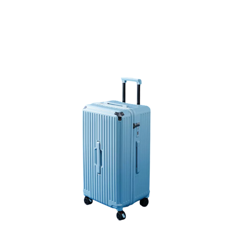 Large Capacity Durable Suitcase – Spinner Wheels (Glacier Blue) (TR-HARD-0037)
