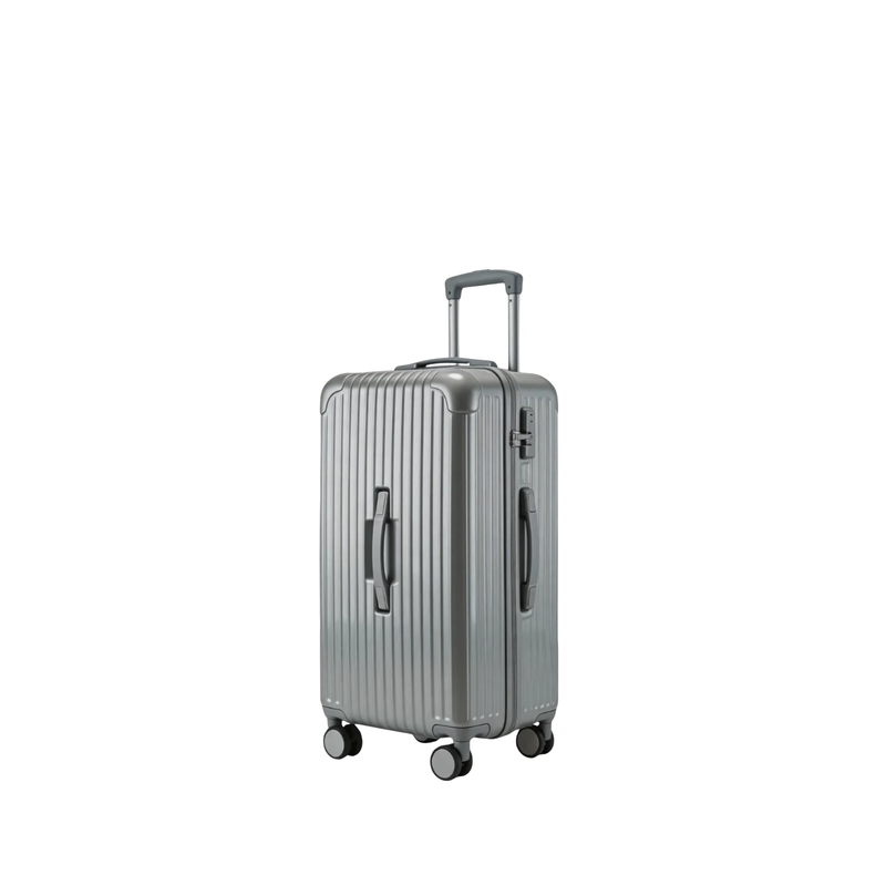 Large Capacity Durable Suitcase – Sports Thickened (Silver) (TR-HARD-0044)