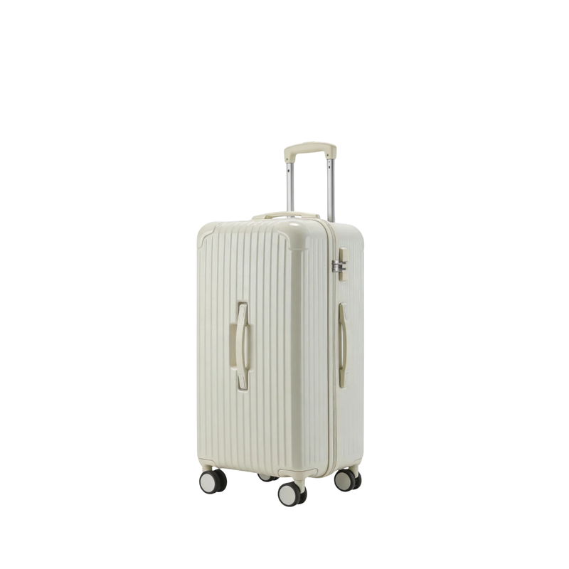 Large Capacity Durable Suitcase – Sports Thickened (White) (TR-HARD-0043)