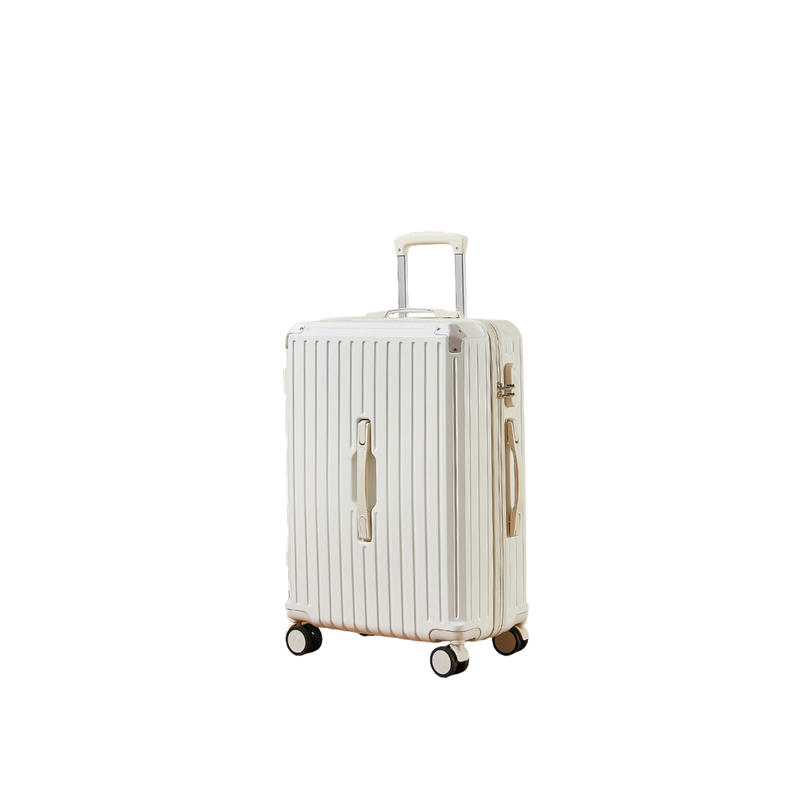 Multifunctional Suitcase – Anti-Collision, Multi-Function Handle (Cream White) (TR-HARD-0056)