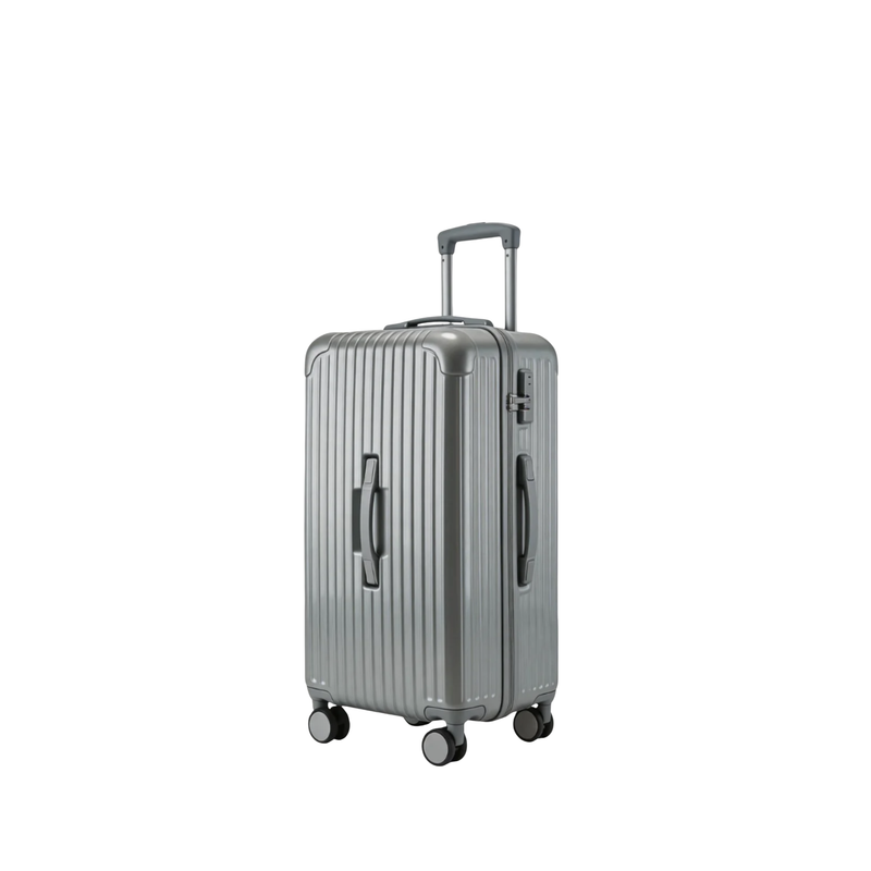 Large Capacity Durable Suitcase – Sports Thickened (Silver) (TR-HARD-0044)