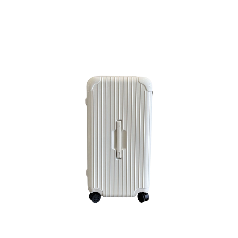 Little Fresh Suitcase – 7:3 Split Lightweight Travel Luggage (White) (TR-HARD-0009)
