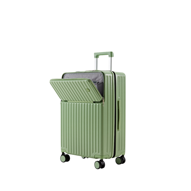 New Large Capacity Suitcase – Spinner Wheels (Apple Green) (TR-HARD-0081)