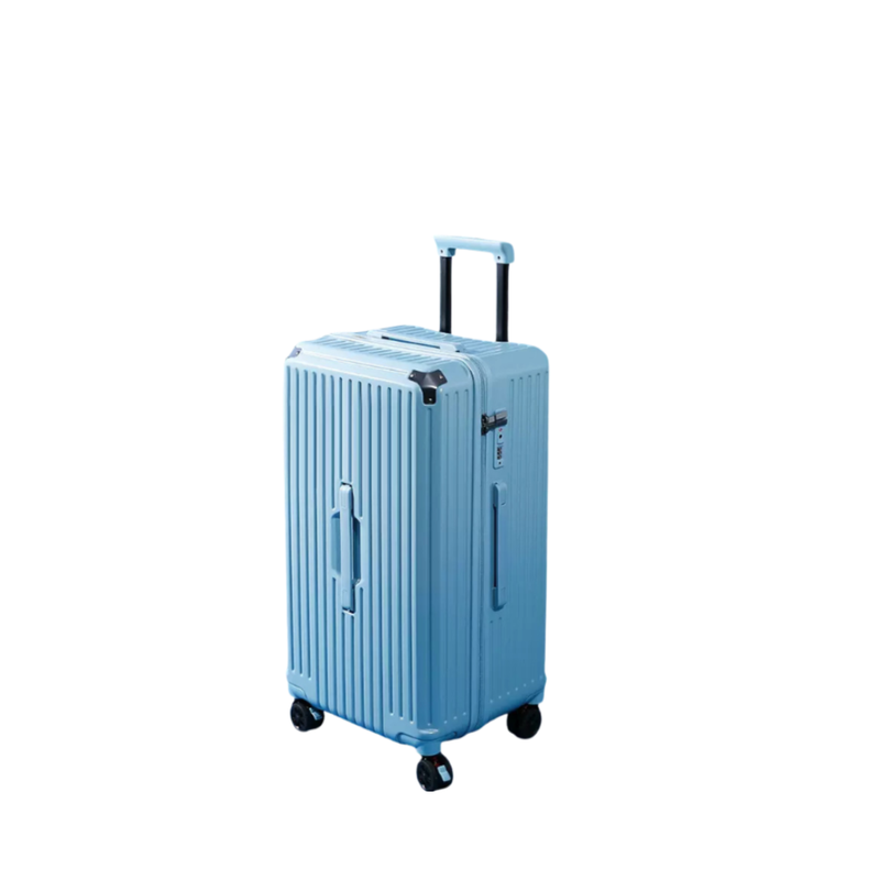 Large Capacity Durable Suitcase – Spinner Wheels (Glacier Blue) (TR-HARD-0037)