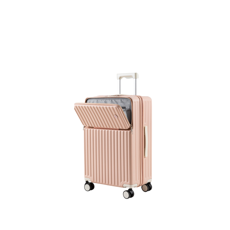 New Large Capacity Suitcase – Spinner Wheels (Dogwood Pink) (TR-HARD-0085)