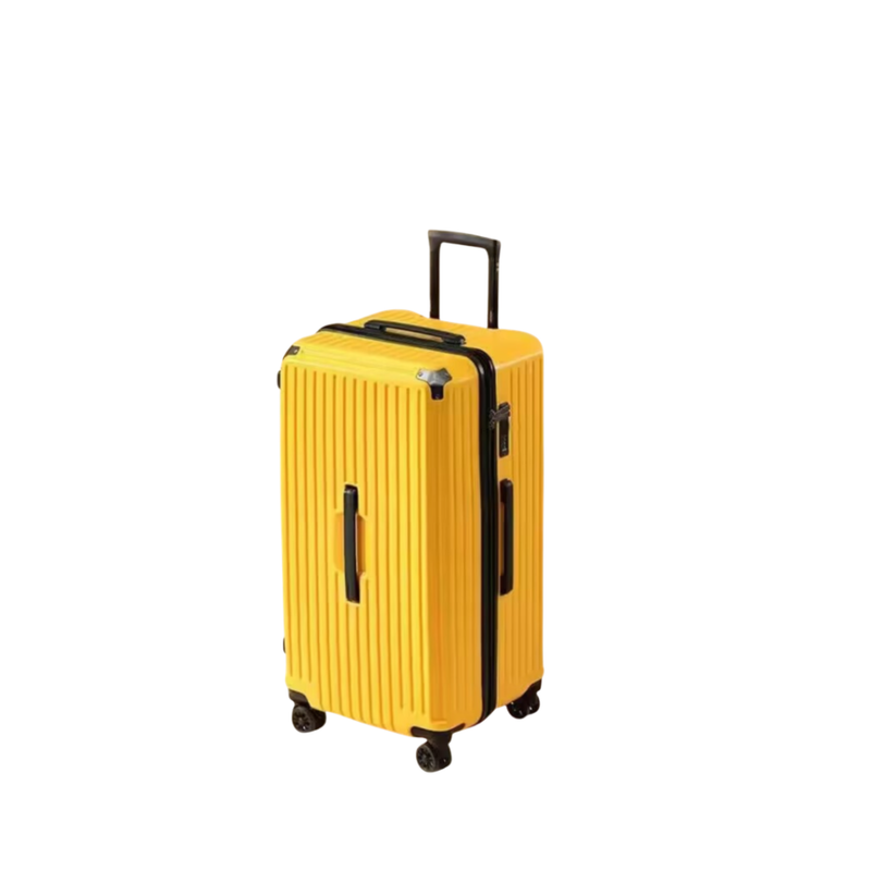 Large Capacity Durable Suitcase – Spinner Wheels (Lemon Yellow) (TR-HARD-0036)