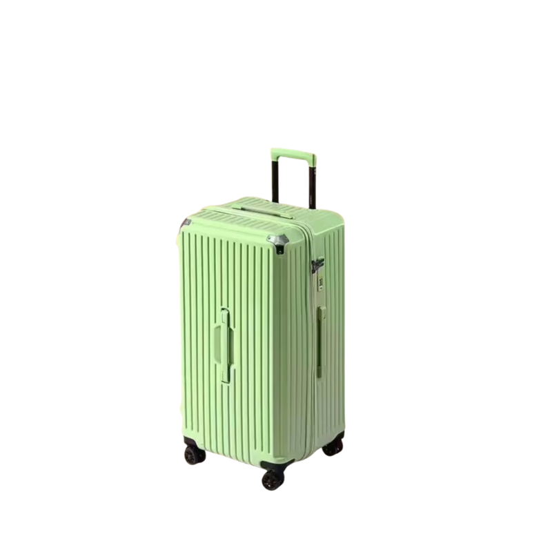 Large Capacity Durable Suitcase – Spinner Wheels (Fresh Green) (TR-HARD-0035)