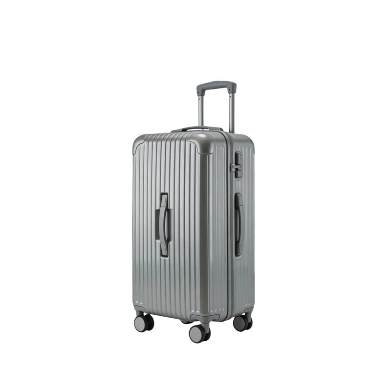 Large Capacity Durable Suitcase – Sports Thickened (Silver) (TR-HARD-0044)