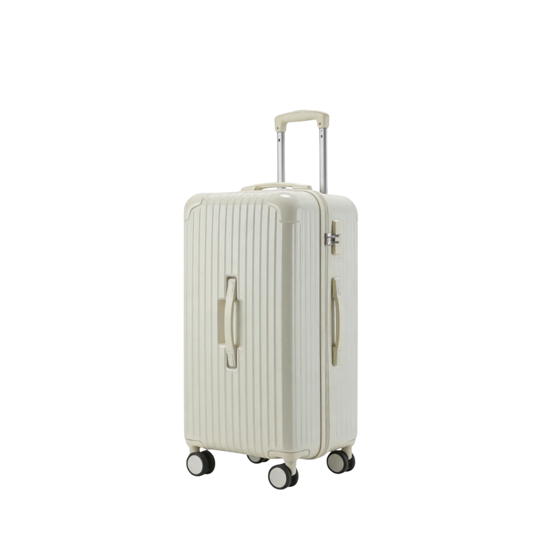 Large Capacity Durable Suitcase – Sports Thickened (White) (TR-HARD-0043)