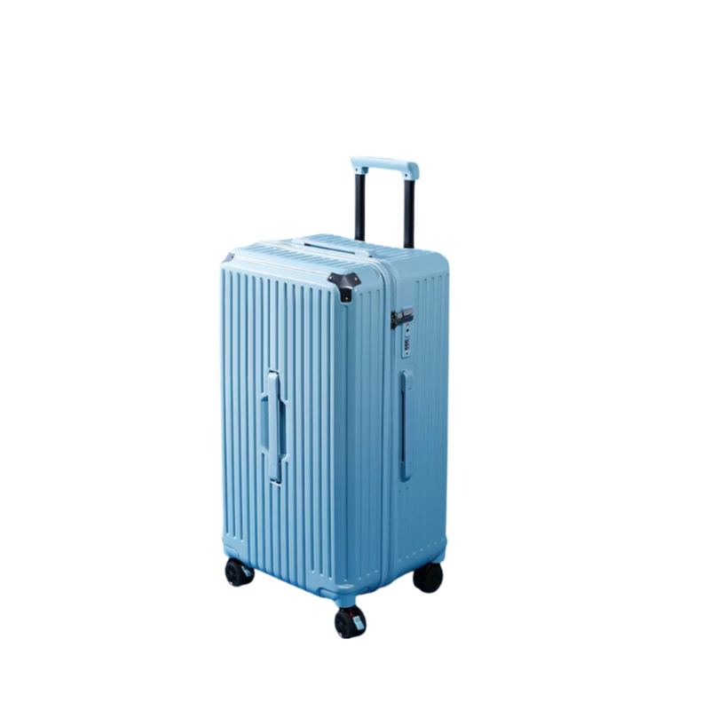 Large Capacity Durable Suitcase – Spinner Wheels (Glacier Blue) (TR-HARD-0037)