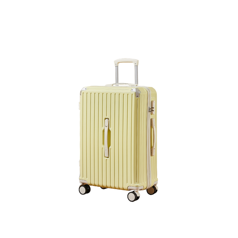 Multifunctional Suitcase – Anti-Collision, Multi-Function Handle (Cheese Yellow) (TR-HARD-0054)