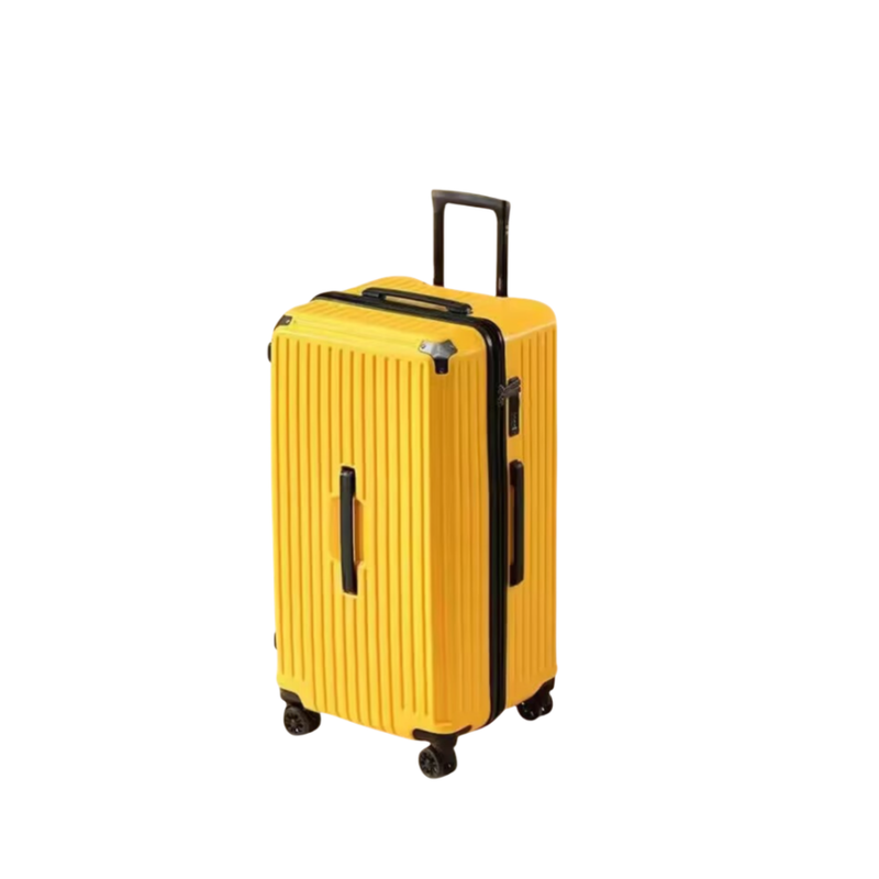 Large Capacity Durable Suitcase – Spinner Wheels (Lemon Yellow) (TR-HARD-0036)
