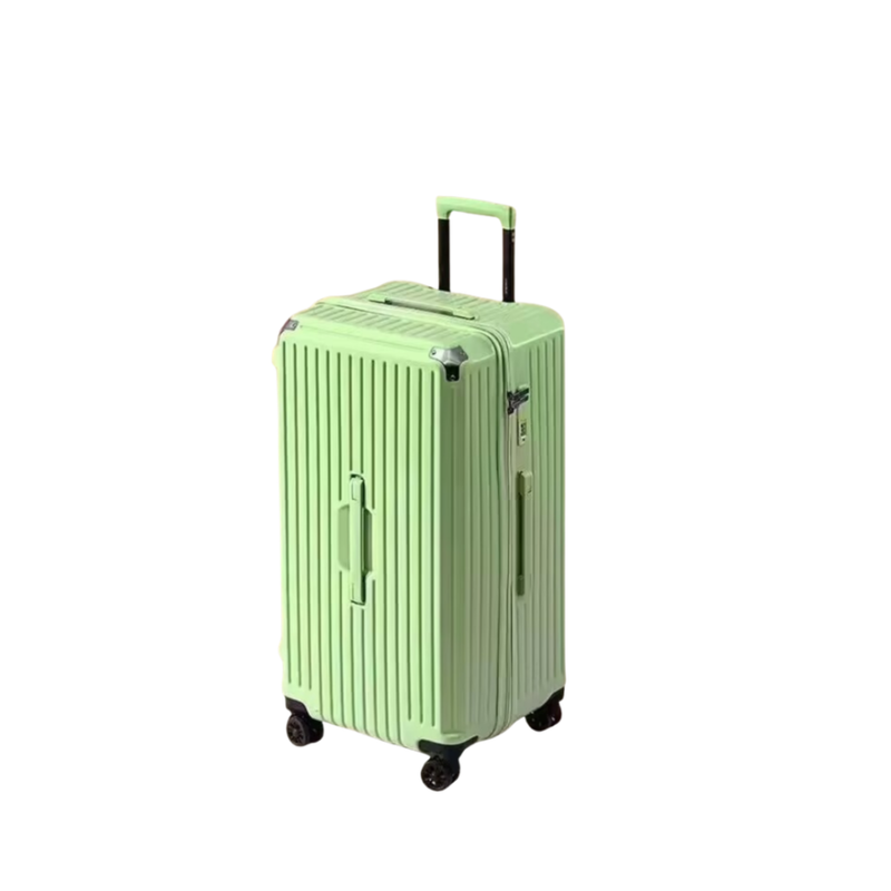 Large Capacity Durable Suitcase – Spinner Wheels (Fresh Green) (TR-HARD-0035)