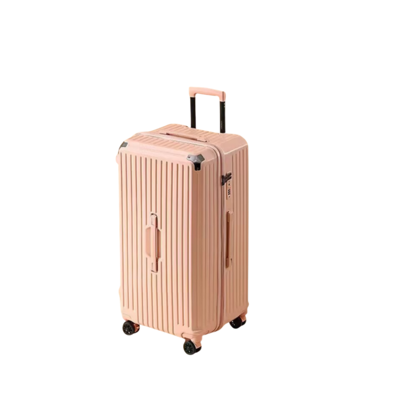 Large Capacity Durable Suitcase – Spinner Wheels (Cornelian Pink) (TR-HARD-0034)