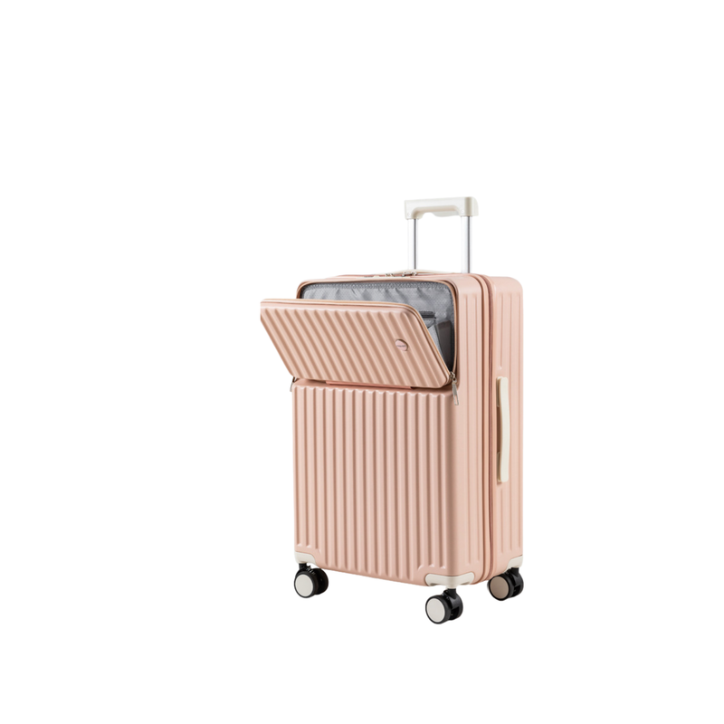 New Large Capacity Suitcase – Spinner Wheels (Dogwood Pink) (TR-HARD-0085)
