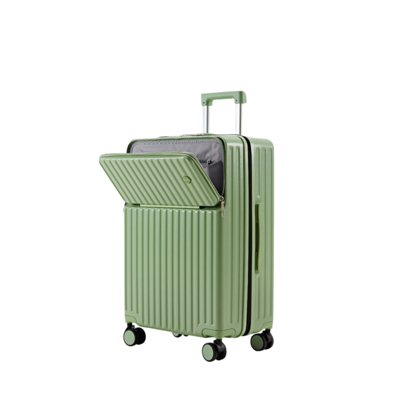 New Large Capacity Suitcase – Spinner Wheels (Apple Green) (TR-HARD-0081)