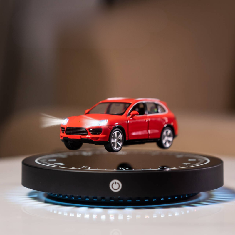 Maglev 1:36 Alloy Car Model – Floating Black Tech Car Decoration with Bluetooth (IP-0041)