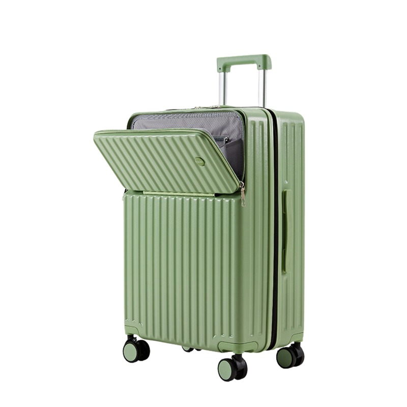 New Large Capacity Suitcase – Spinner Wheels (Apple Green) (TR-HARD-0081)