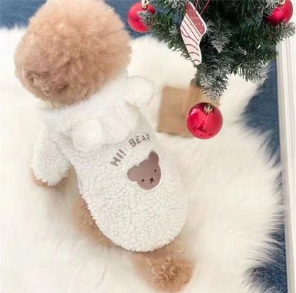 韓國INS熊圖案連帽外套（PC-0005）