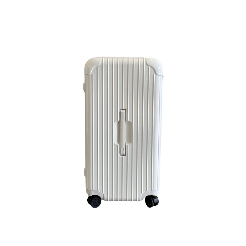 Little Fresh Suitcase – 7:3 Split Lightweight Travel Luggage (White) (TR-HARD-0009)