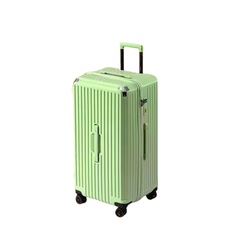 Large Capacity Durable Suitcase – Spinner Wheels (Fresh Green) (TR-HARD-0035)
