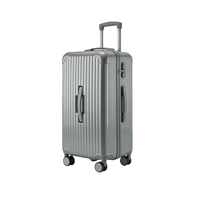 Large Capacity Durable Suitcase – Sports Thickened (Silver) (TR-HARD-0044)