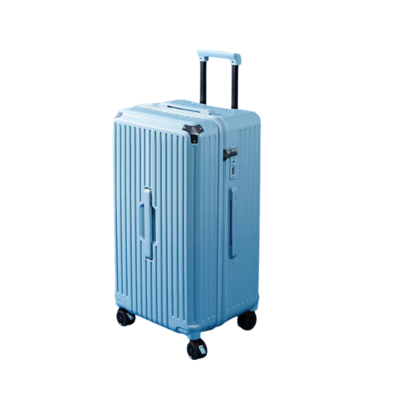 Large Capacity Durable Suitcase – Spinner Wheels (Glacier Blue) (TR-HARD-0037)