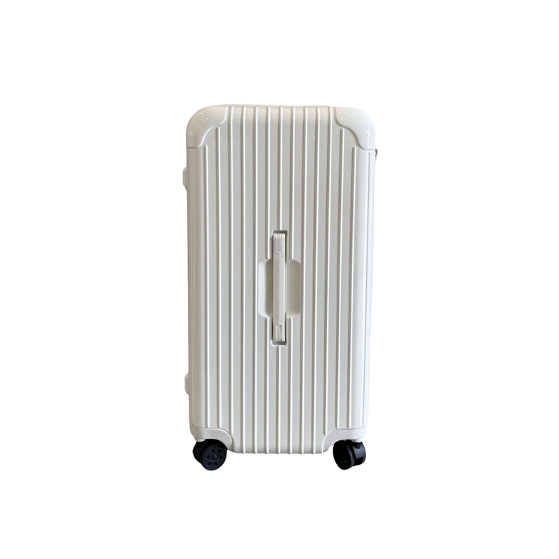 Little Fresh Suitcase – 7:3 Split Lightweight Travel Luggage (White) (TR-HARD-0009)
