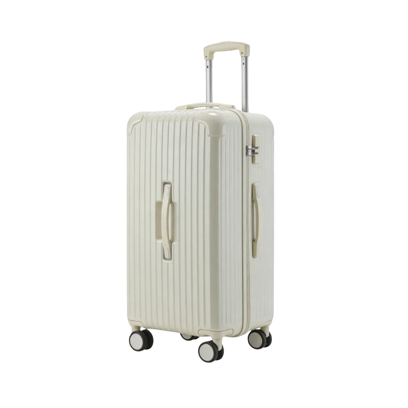 Large Capacity Durable Suitcase – Sports Thickened (White) (TR-HARD-0043)