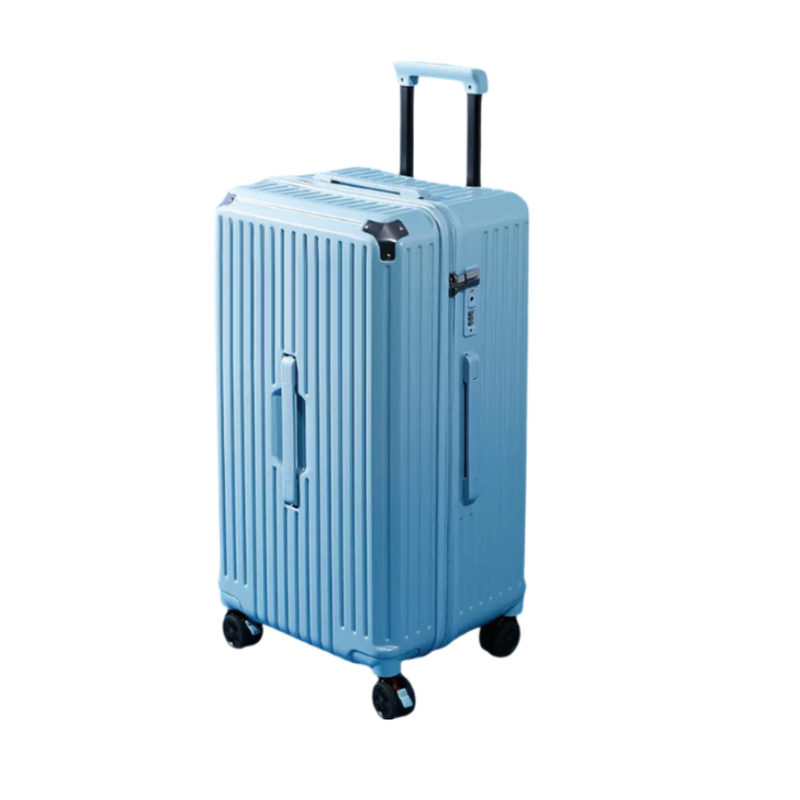 Large Capacity Durable Suitcase – Spinner Wheels (Glacier Blue) (TR-HARD-0037)