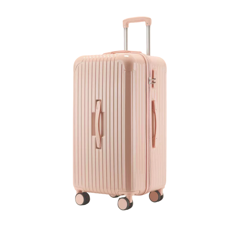 Large Capacity Durable Suitcase – Sports Thickened (Lotus Pink) (TR-HARD-0045)