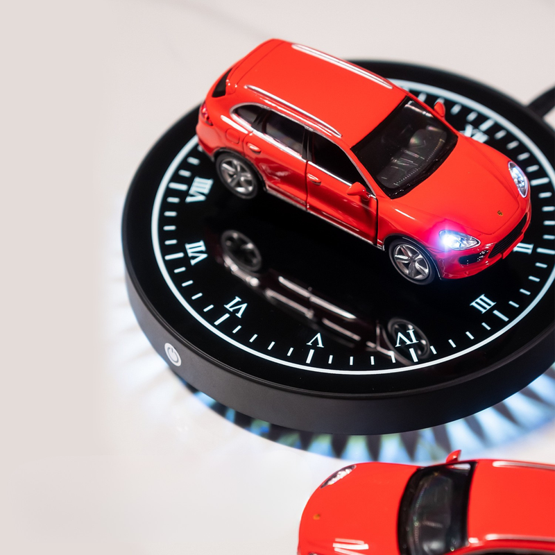 Maglev 1:36 Alloy Car Model – Floating Black Tech Car Decoration with Bluetooth (IP-0041)